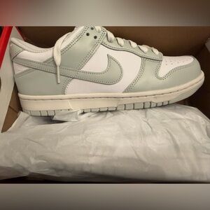 Nike Dunk Low in White and Light Silver